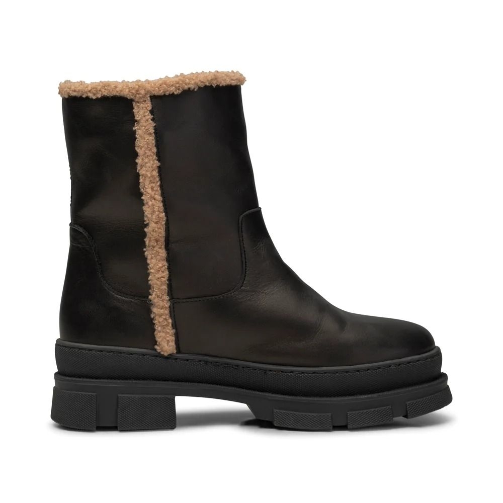 Shoe the Bear Olga Boot - Black Leather - Quattro Rish